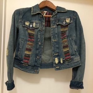 Vintage Free People Jean Jacket